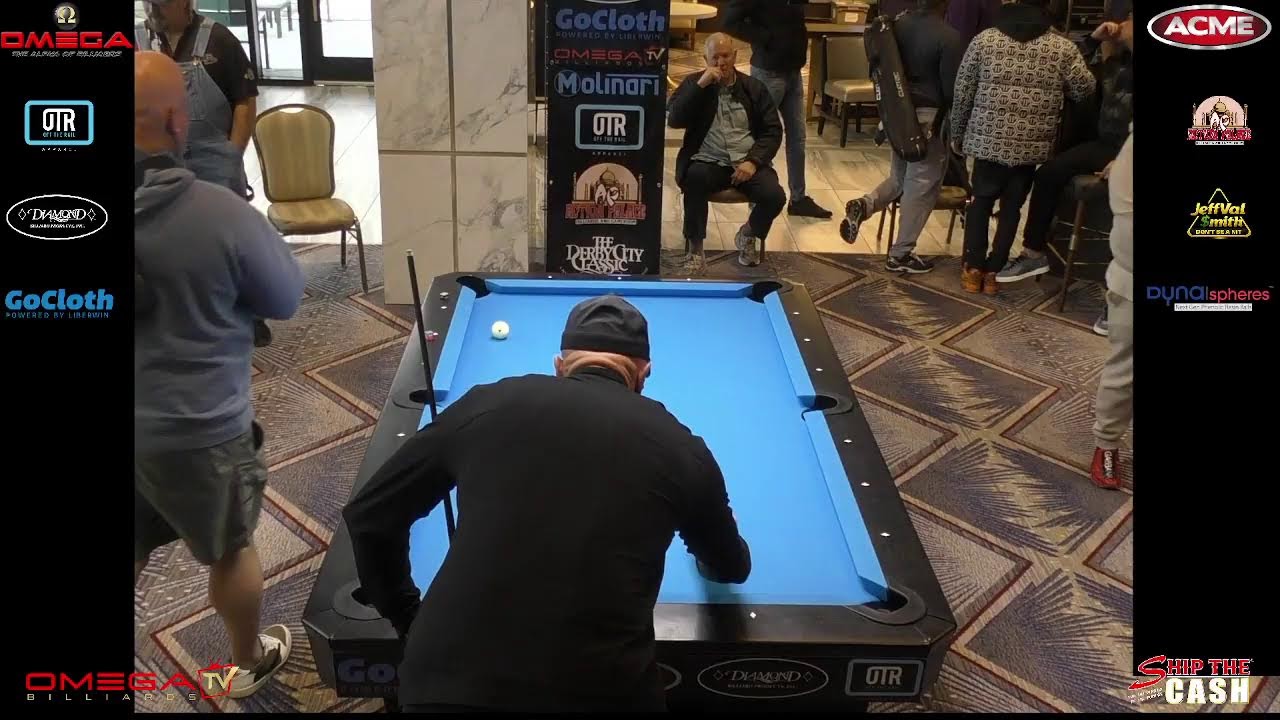 Carl Bolm(8) vs Brian Bosh(8) 20K ITM - 9 Ball  - LIVE from the Omega Action Room! Carl Gets +1