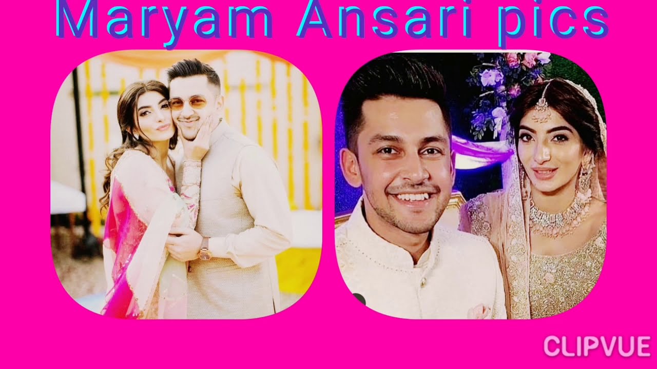 Maryam ansari wedding pics/latest pics with her husband