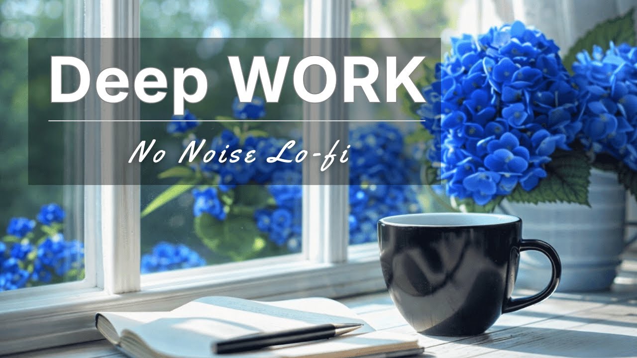 Deep Work Clean Lo-fi (No Noise) — Steady Focus Background Music