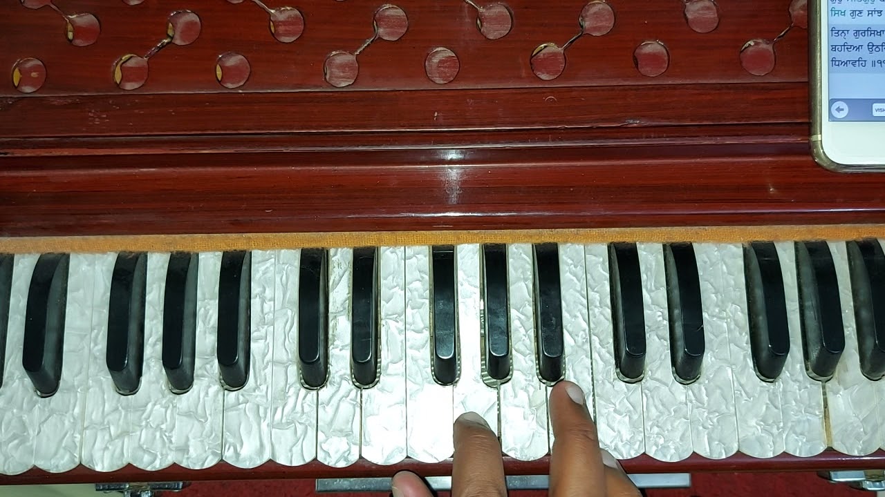 Learn Shabad Tina Gursikhan ko Haun Varya AKJ Style On Harmonium