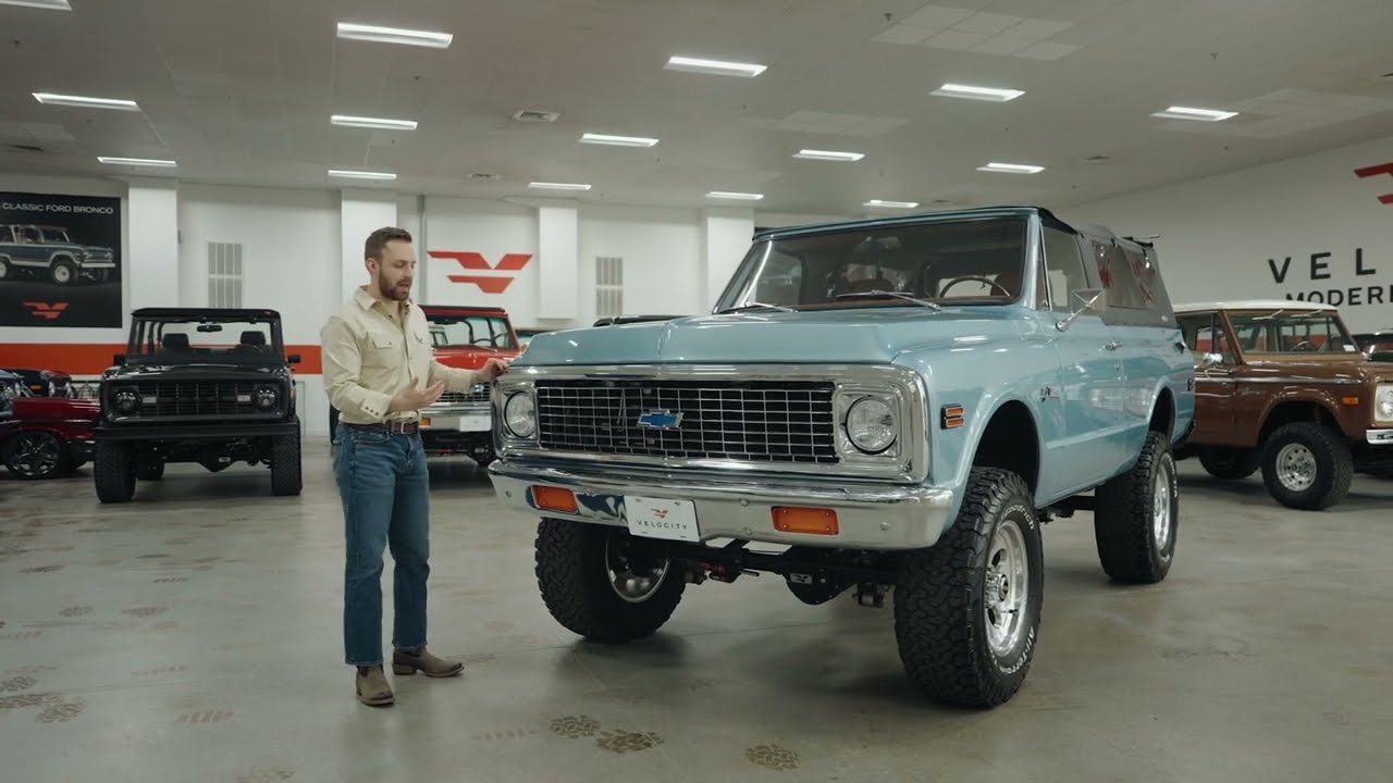 1972 Classic Chevy K5 Blazer | Velocity Signature Series in Bavarian Blue, No. 8257