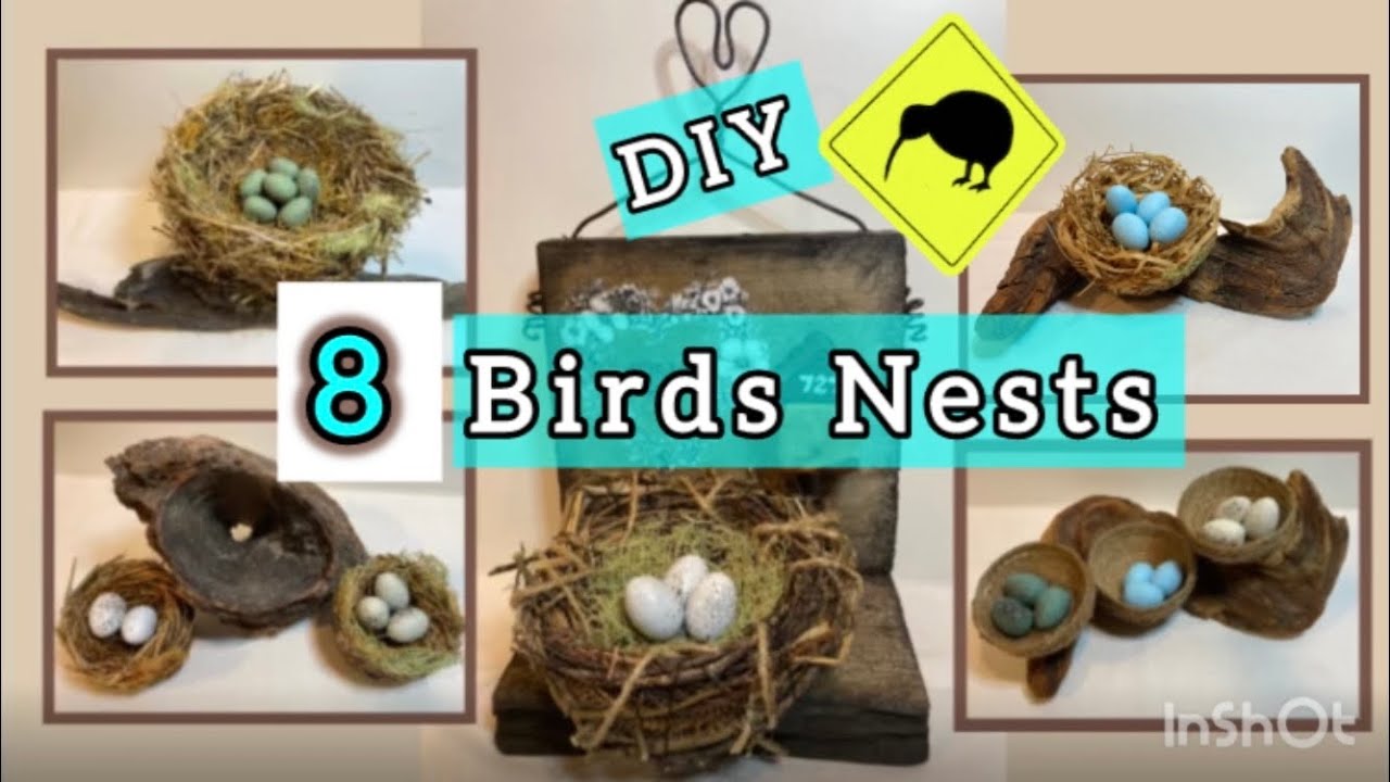 8 birds nests DIY Off the cuteness chart!