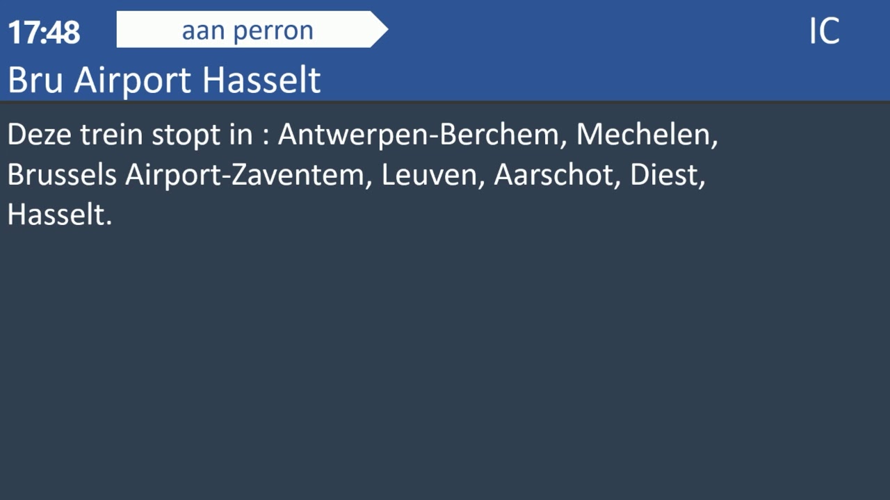 #019 [NMBS] Antwerpen Centraal - Hasselt