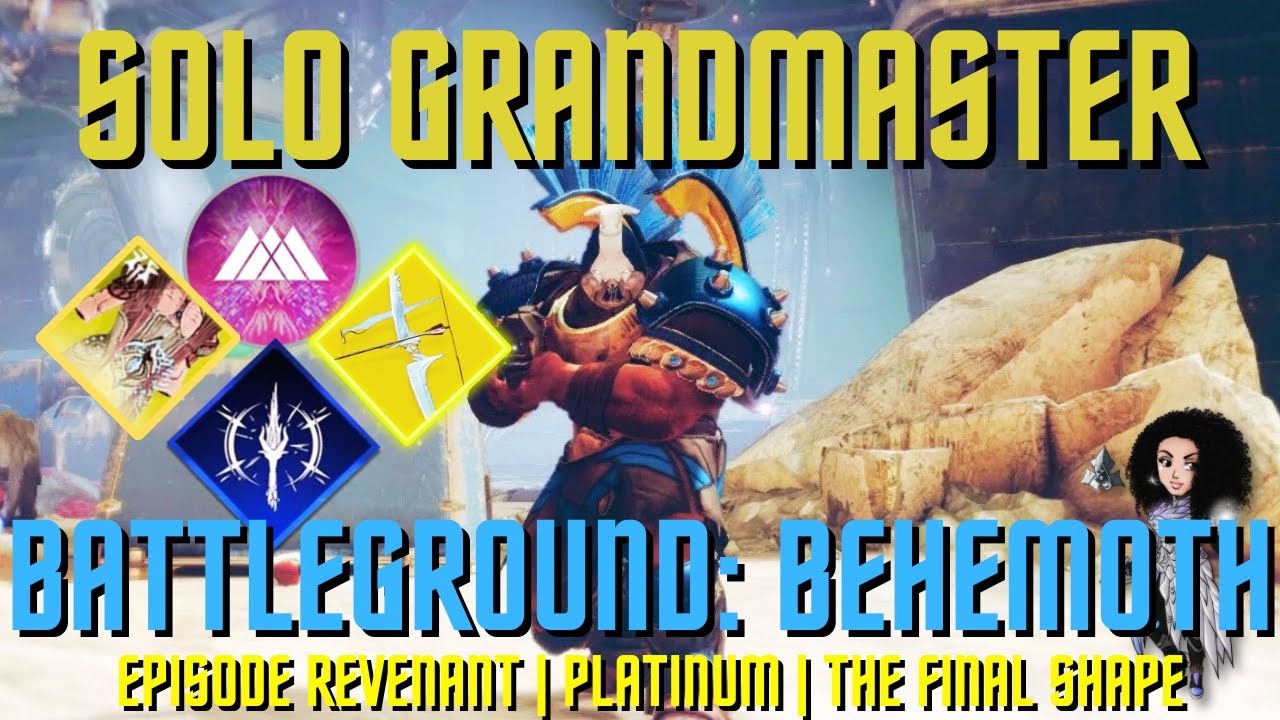 Solo Grandmaster Nightfall Battleground Behemoth - Prismatic Warlock - Destiny 2