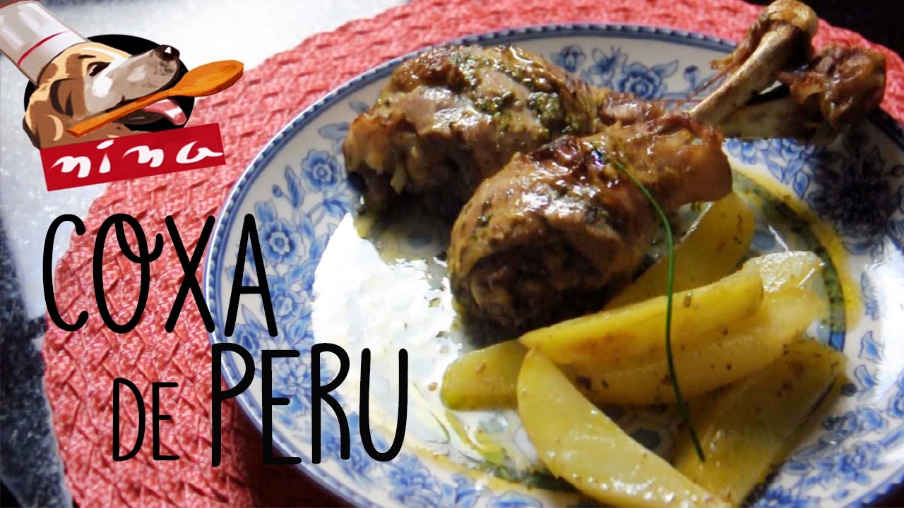 COXAS DE PERU COM BATATA ASSADA | Cozinha da Nina #48