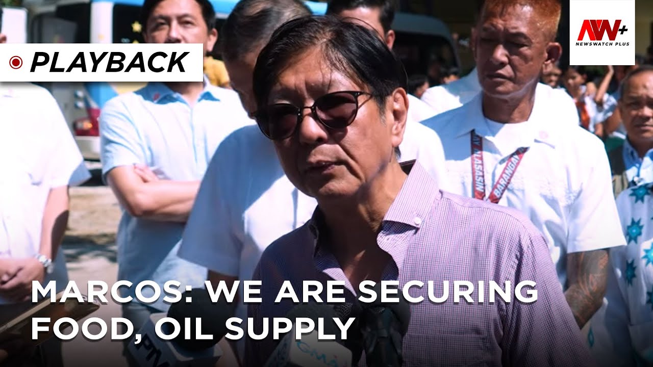 Marcos: Huwag mag-alala ang mga tao 