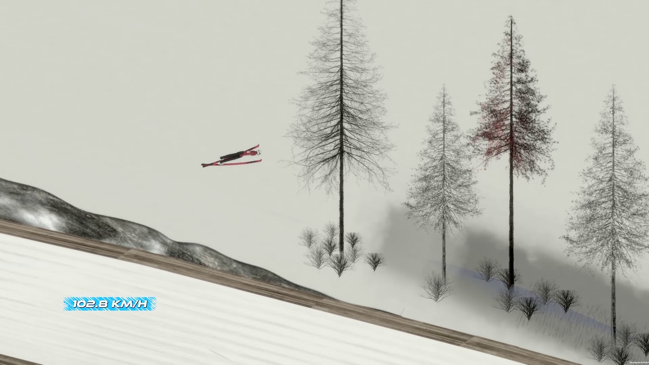 K-Point Ski Jumping - Vikersund Updated Gameplay Video
