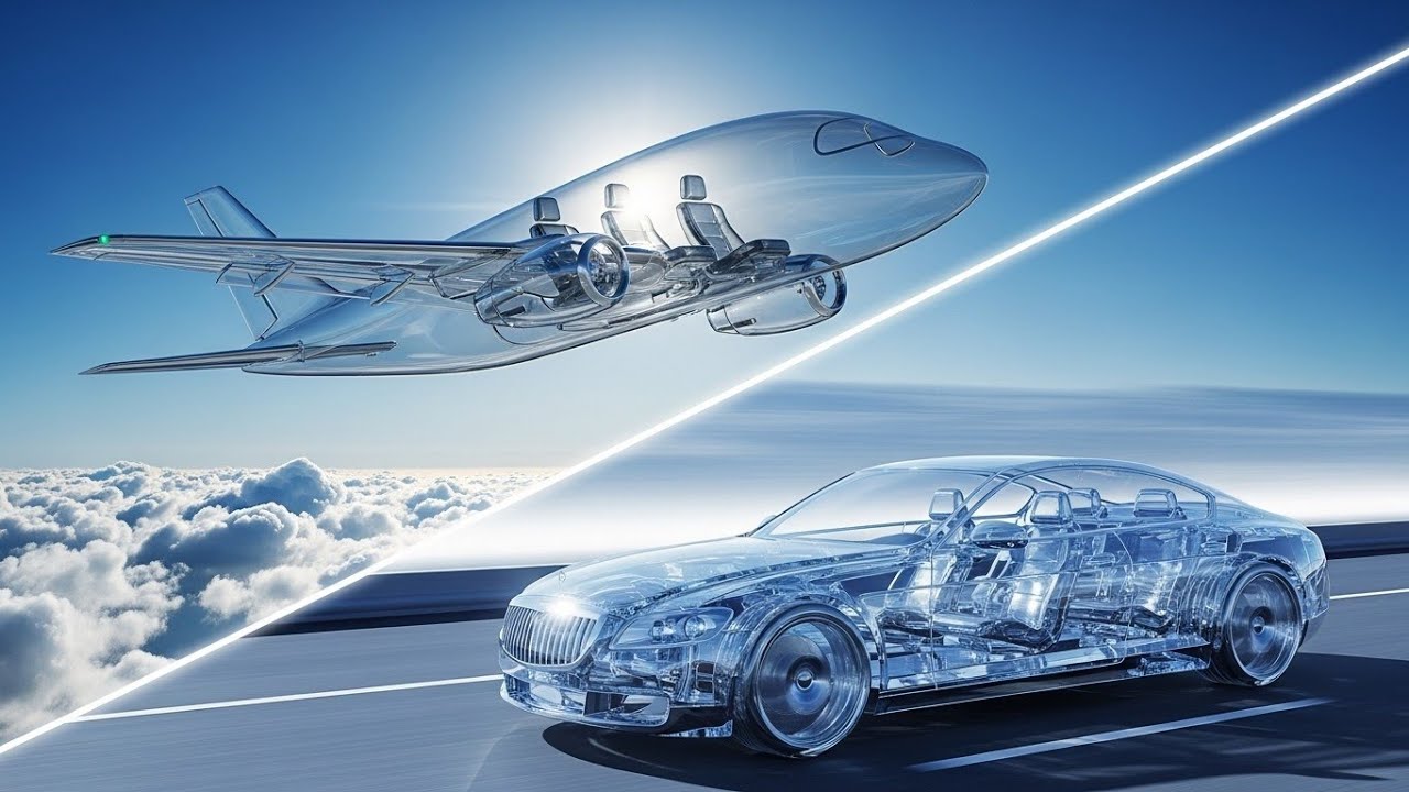 Transparent Luxury Future | Cars, Planes, Phones & Modern Glass Houses in Future