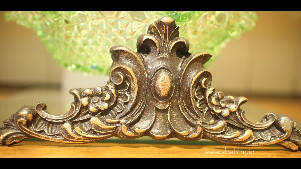 LIVE TUTORIAL . How To Use Furniture Mouldings.  shabby ie