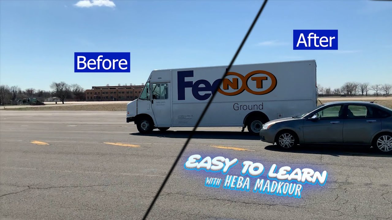 camera tracking , compositing and logo replacement....#after effects