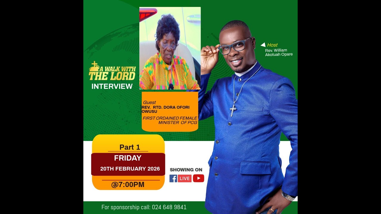 A WALK WITH THE LORD || INTERVIEW WITH REV. RTD. DORA OWUSU
