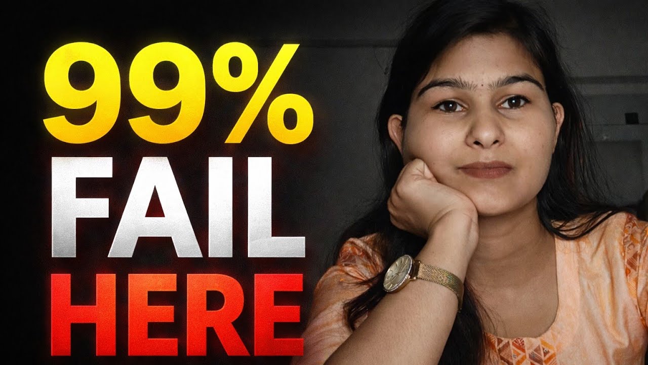 99% SSC Aspirants Fail Here (Harsh Reality Check) | Nisha Choudhary 