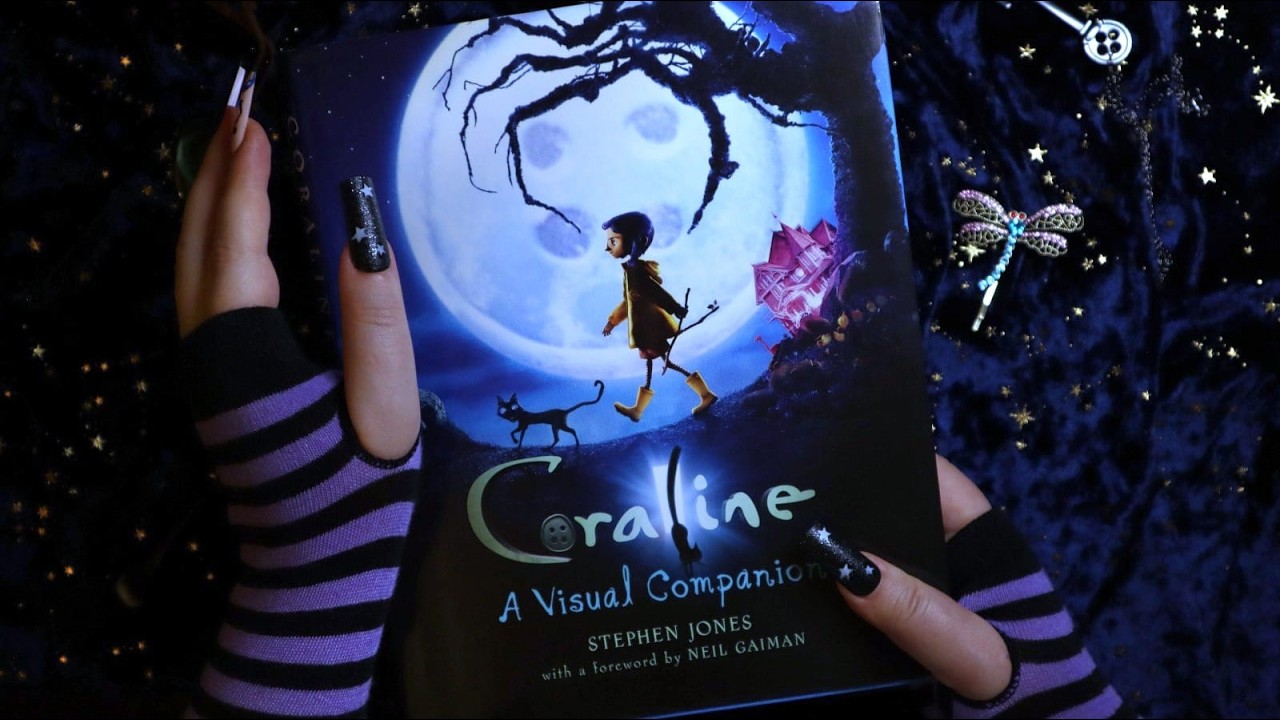 ASMR Inside Coraline's Beautiful Animation Art Book