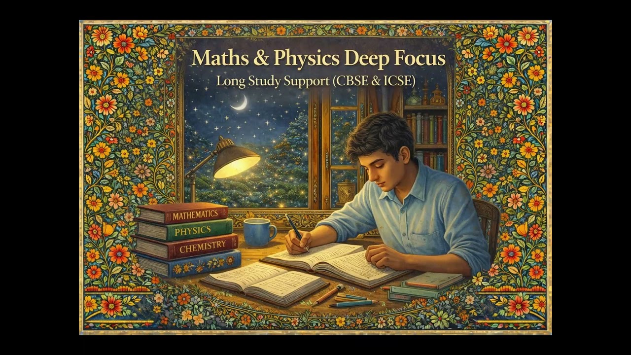 Maths & Physics Deep Focus | Long Study Support (CBSE & ICSE)