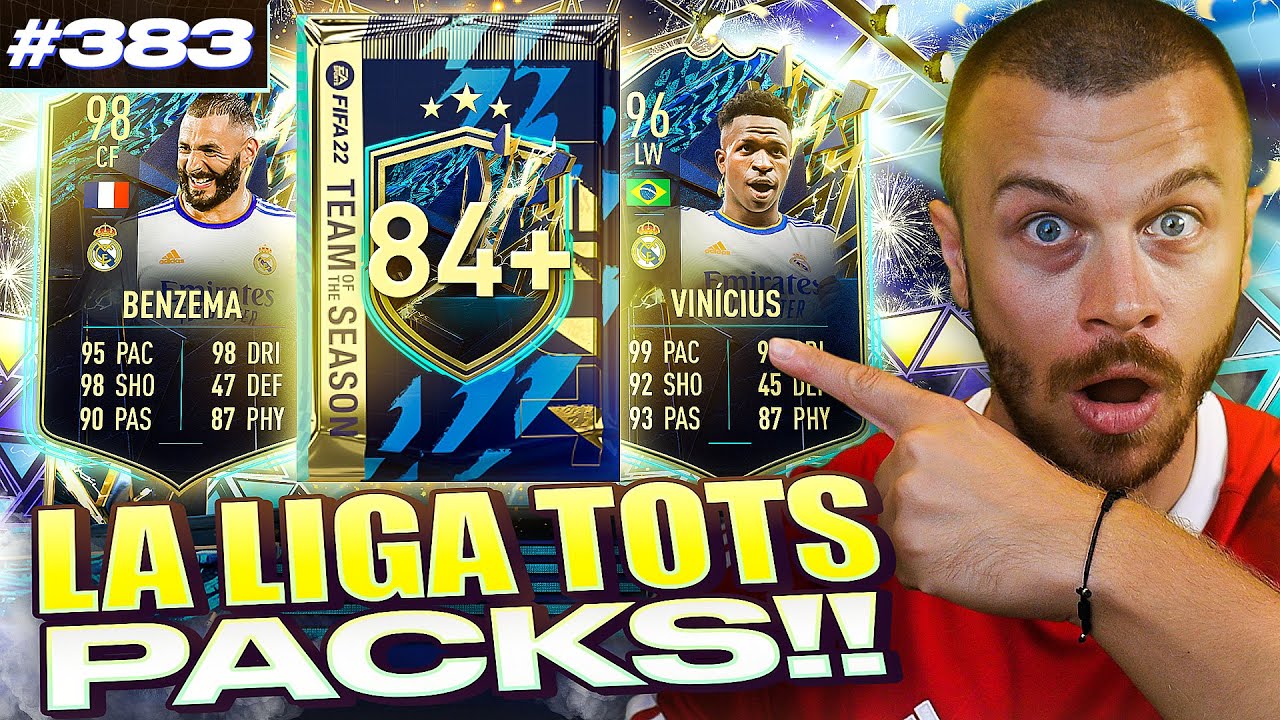 FIFA 22 MY LA LIGA TOTS PACK OPENING + 84+ x25 TOTS SWAPS PACK! WE PACKED 2 TOTS CARDS!
