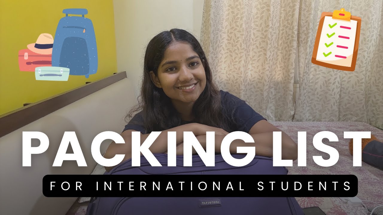 Ultimate Packing List for International Students 🇺🇸 | What to Bring to the U.S. for College