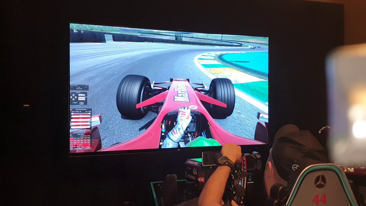 simfeedback sfx100 +simexperience sound..ferrari 2007 test#fanatec #podium#simracing