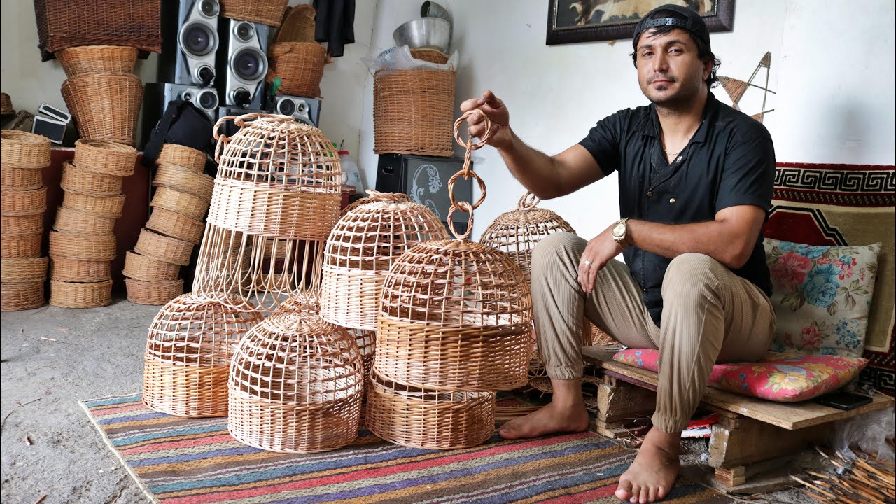 How To Weave A Willow Chandelier | Basket Weaving Techniques