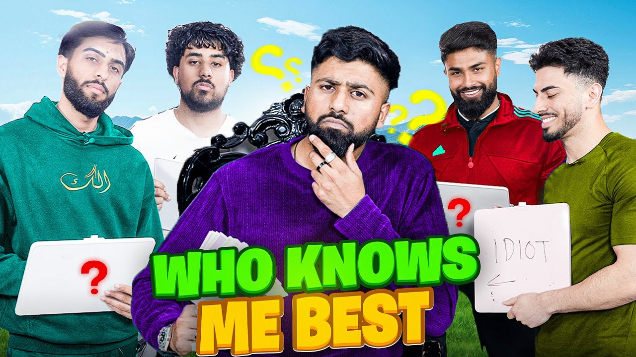 WHO KNOWS ME BEST CHALLENGE