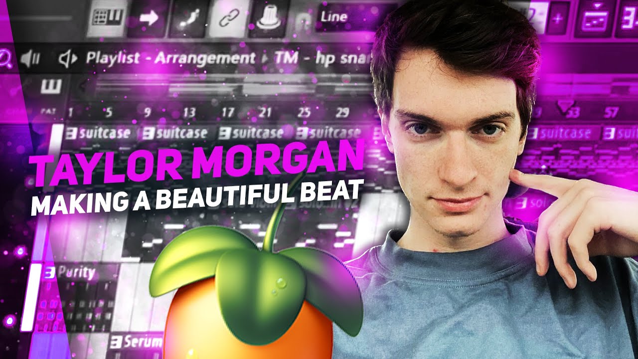 Taylor Morgan Making A Beautiful Beat From Scratch ✨🔥