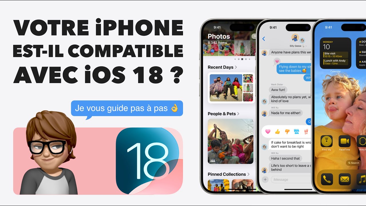 Votre iPhone est-il compatible avec iOS 18 ? Je vous guide pour installer iOS 18 en toute s&eacute;curit&eacute;