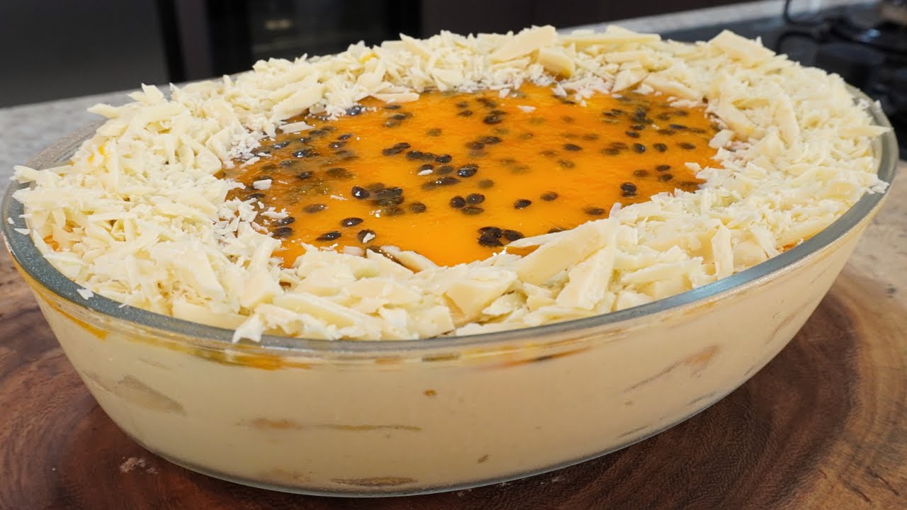 PAVÊ DE MARACUJÁ - Rápido, Fácil e Delicioso