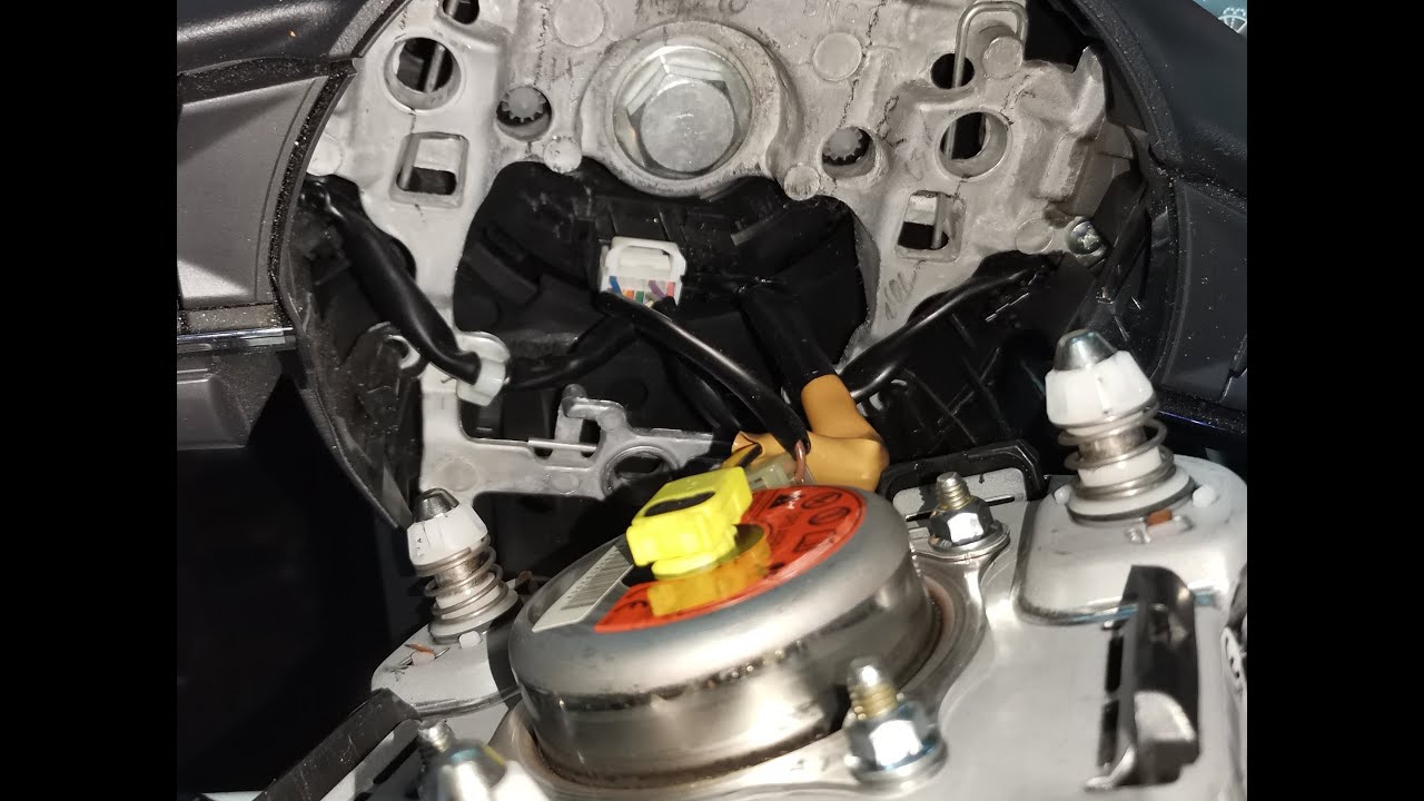 mazda cx9 remove airbag steering wheel