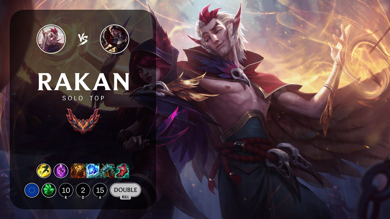 Rakan Top vs Darius - EUW Grandmaster Patch 14.2