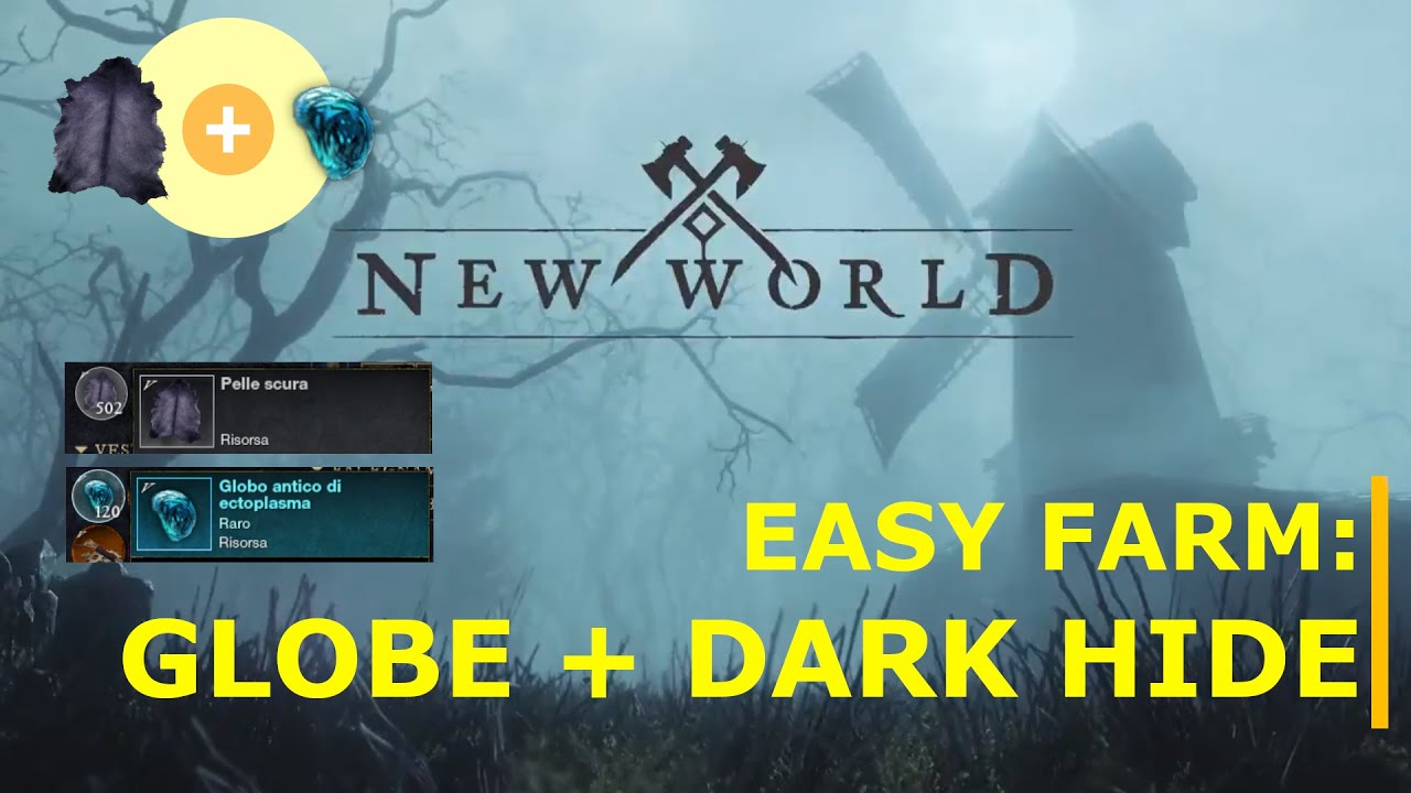 New World || Farm veloce Globi + Pelle Scura (solo audio di gioco)