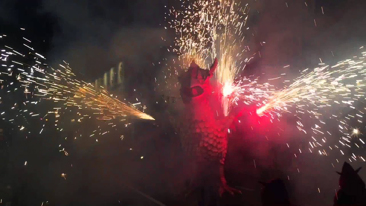 Poll Foll dels Diables de Ripollet al Xè aniversari del Cabró de les Franqueses