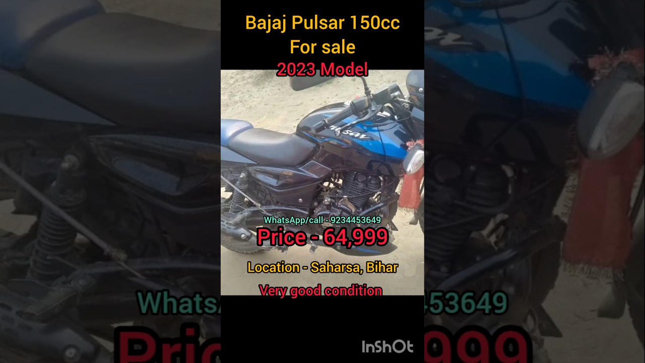 Bajaj Pulsar 2023 model for sale 