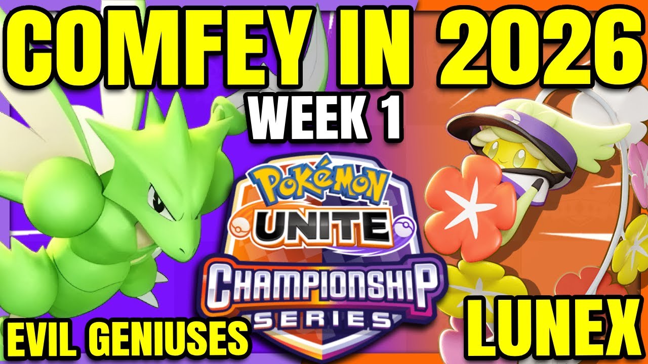 BOTH TEAMS PLAY COMFEY?! Evil Geniuses vs LuneX - UCS NA | Pokemon Unite