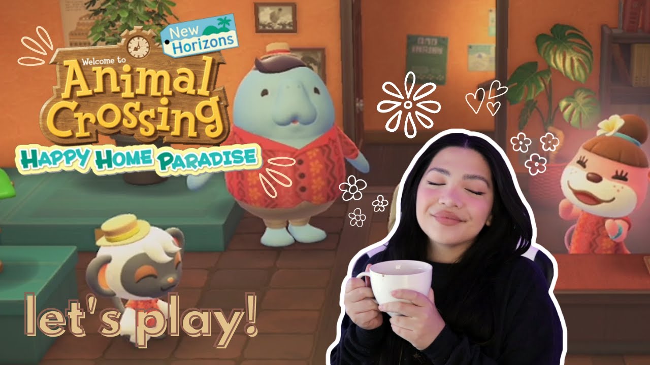 Happy Home Paradise & Chill 🏝️💕 | Animal Crossing DLC | How to unlock + meeting our first client!!