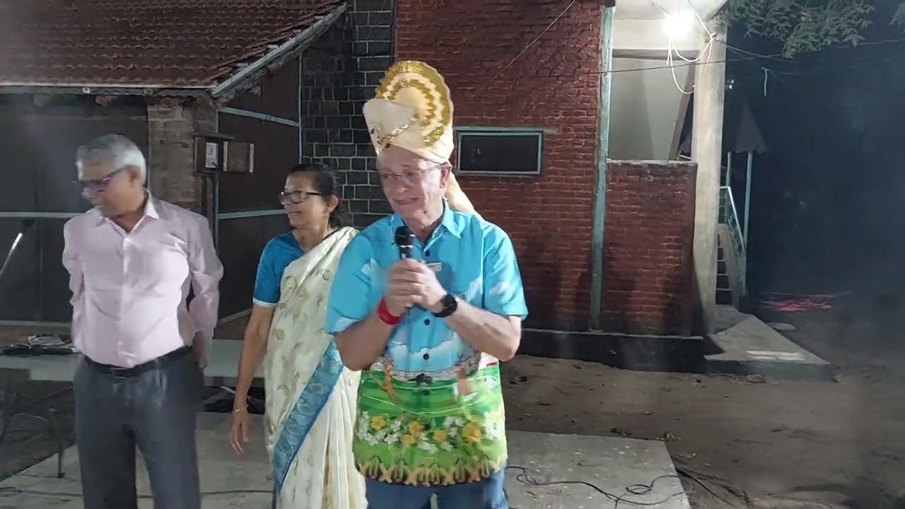 Honoring the dedicated service of Mr Peter Warren for Pandita Ramabai Mukti Mission Kedgaon