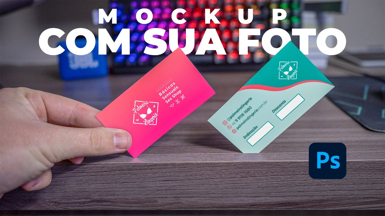 Como criar seu próprio Mockup para Cartão de Visita no Photoshop