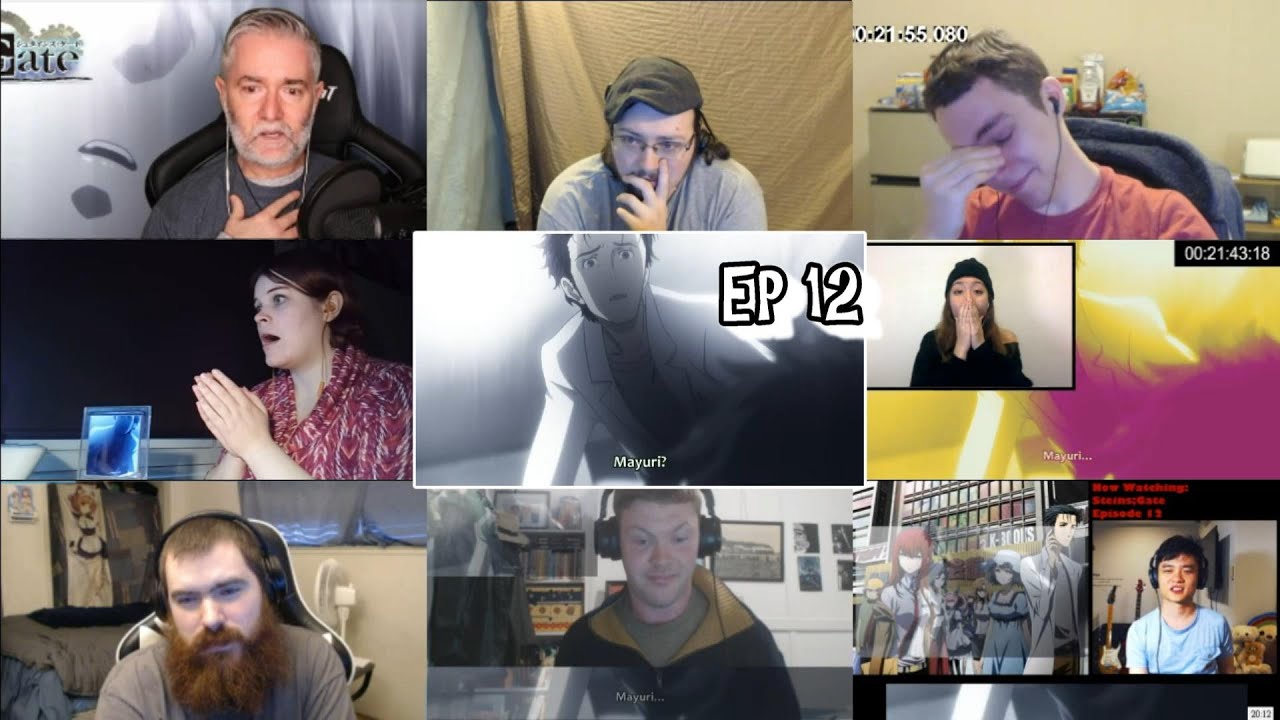 Steins;Gate Episode 12 Reaction Mashup