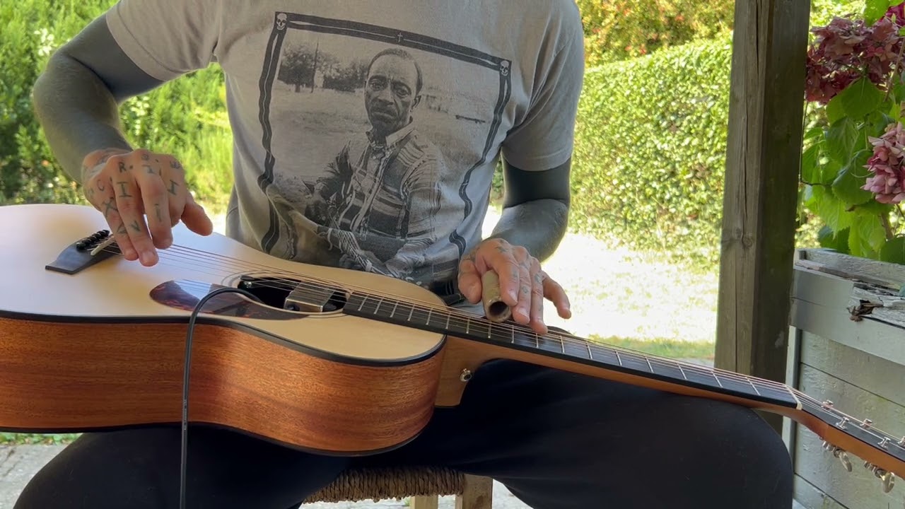 Western slide guitar guitar converted lapsteel