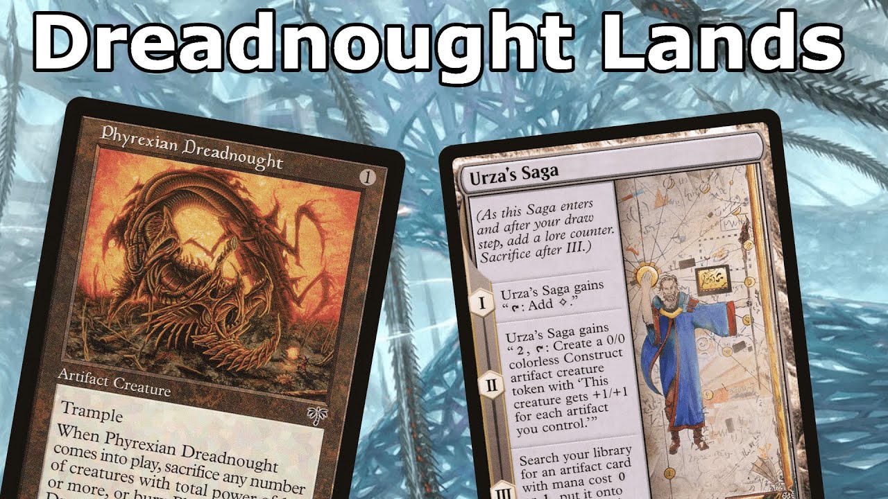 IT'S JUST CRAZY ENOUGH TO WORK!  Legacy Phyrexian Dreadnought Lands MTG