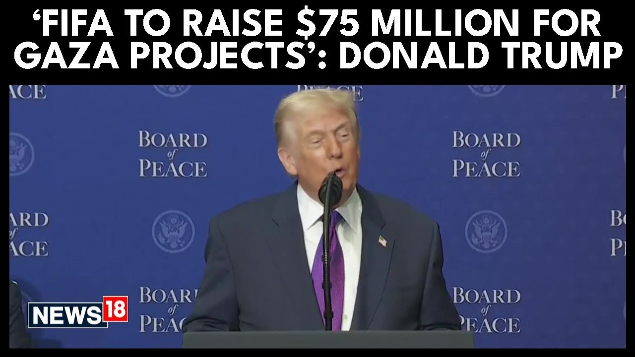 Donald Trump Announces FIFA's $75 Million Gaza Aid and New Peace Board in Norway | Trump News | N18G