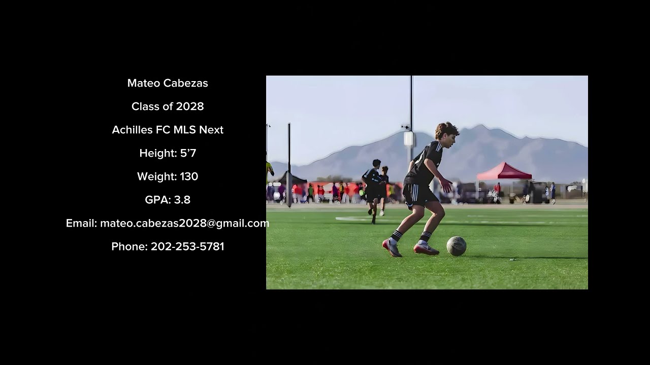 Mateo Cabezas |  Achilles FC MLS Next |  2025 Fest Highlights