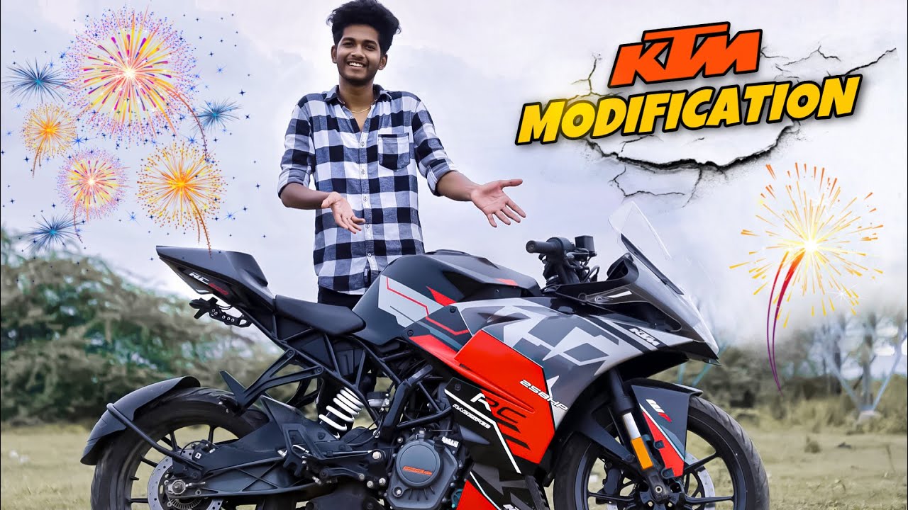 I'm back 🔥😈 | Modification in KTM | RC200❤️ | cheap wrapping🤯