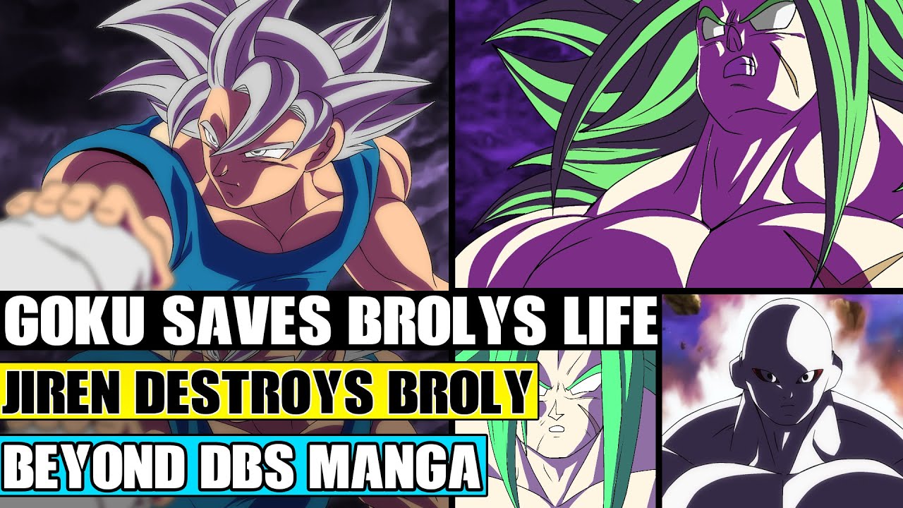 Beyond Dragon Ball Super: Mastered Ultra Instinct Jiren Beats Broly! Ultra Instinct Goku Saves Broly