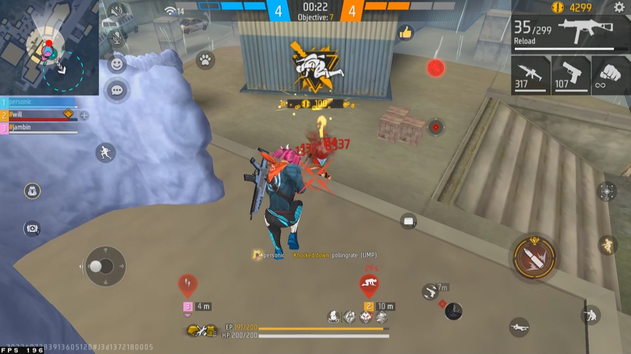 HIGHLIGHTS EM 4x4 APOSTADO! 🥋👑 Highlights Free Fire Ryzen 7 5700x RTX 3060