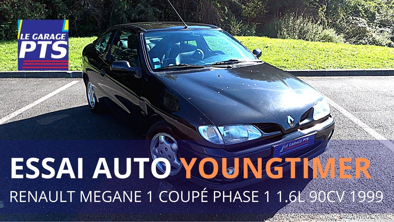 TEST AUTO - RENAULT MEGANE 1 COUPÉ PHASE 1 1.6L 90CV 1999