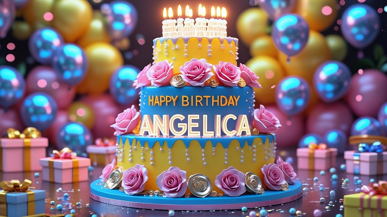 Happy Birthday ANGELICA!🎂Personalized Birthday Song for ANGELICA! 🎶The Perfect Celebration Video!