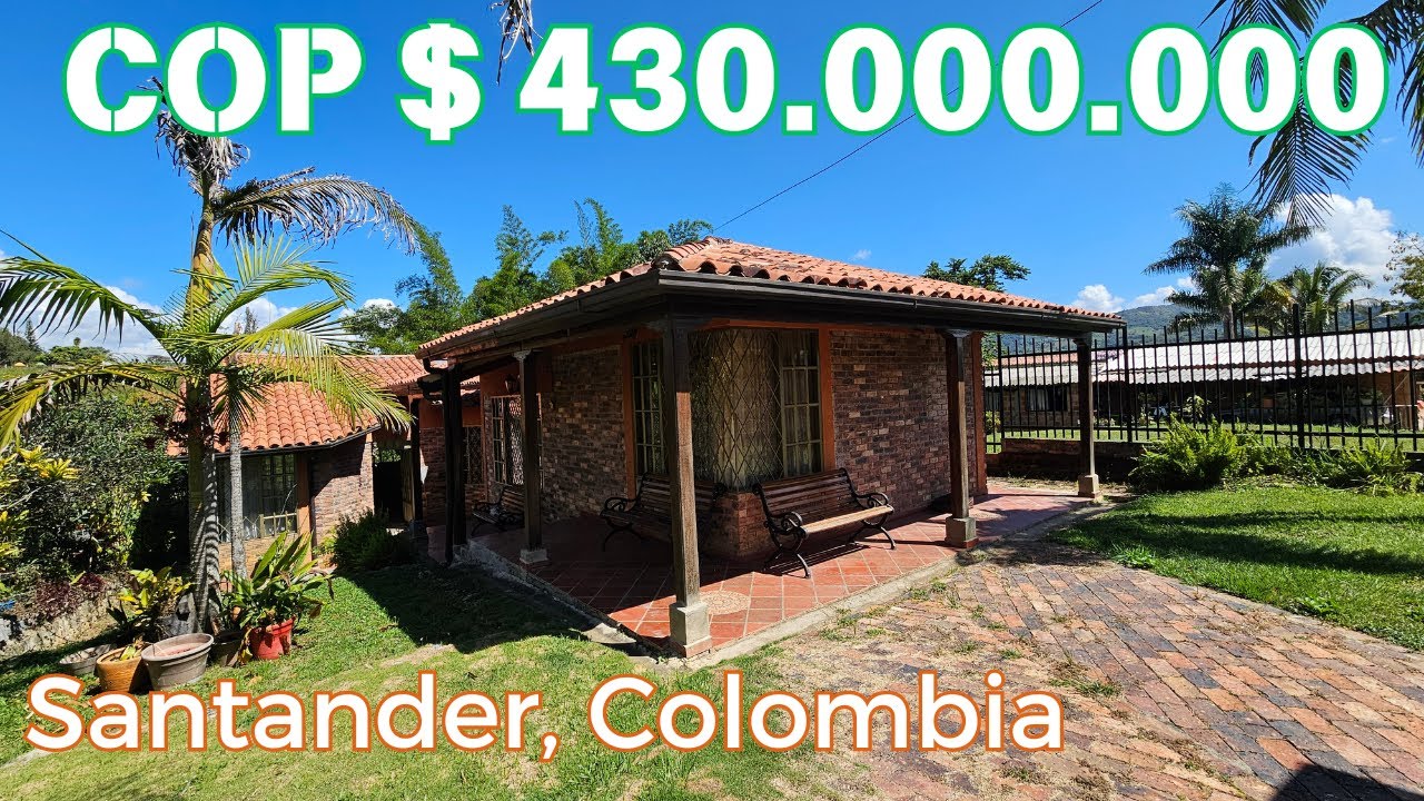 Casa quinta en venta en  Cite - Santander | Colombia | ¡CONTÁCTANOS!