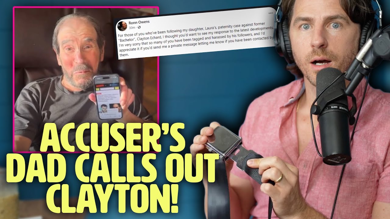 Bachelor Clayton Echard CALLED OUT By Accuser's 'Famous Dad' In WILD Facebook Post!