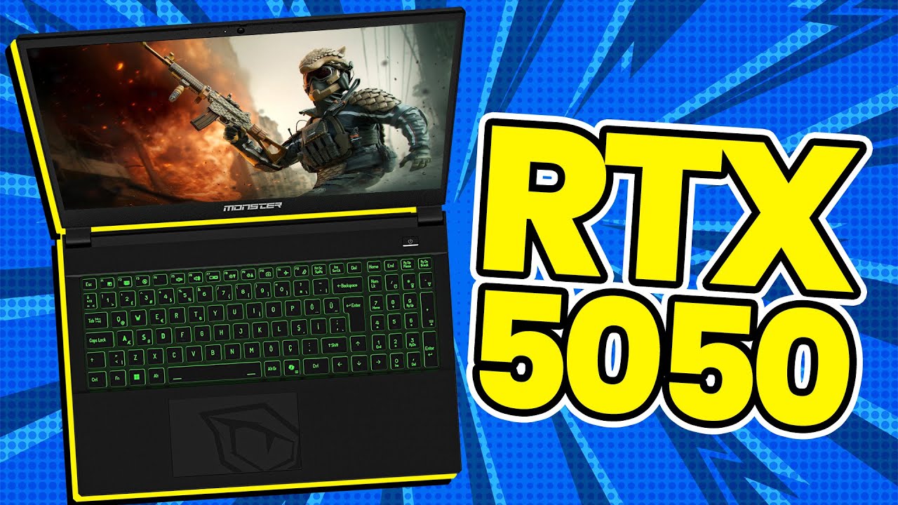 RTX 5050'li LAPTOP! Monster Abra A5 V22.1.5 İnceleme ve Oyun Testleri