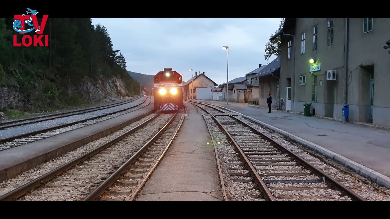 HŽ prolaz vlaka kroz Vrhovine 18.09.2019.