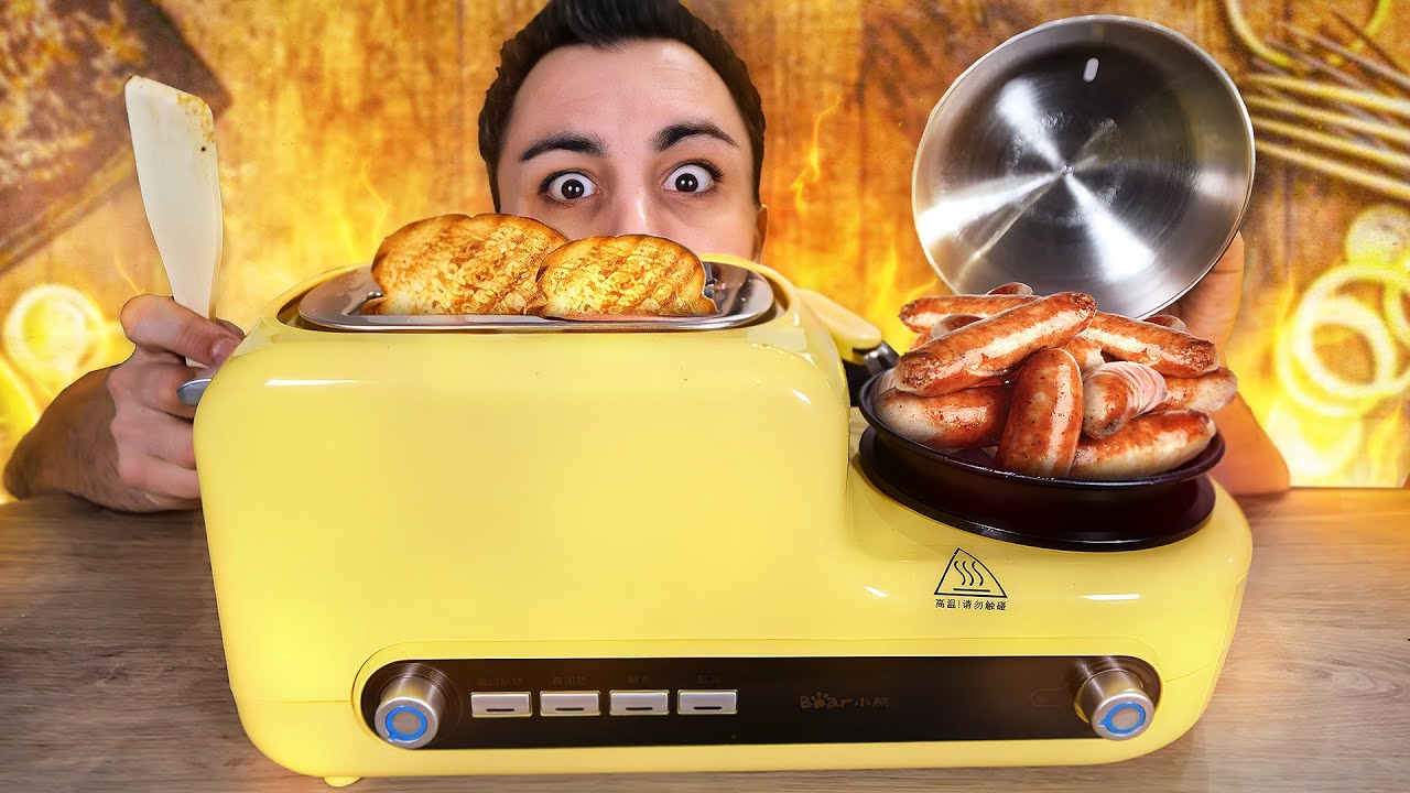 LA MACHINE ULTIME POUR LE PETIT DEJEUNER ! (elle fait des burgers)